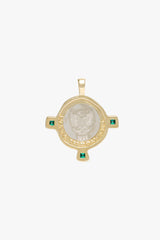 Bali coin necklace gold plated