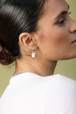 Cocktail hour earring silver