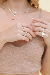 Off road ring silver