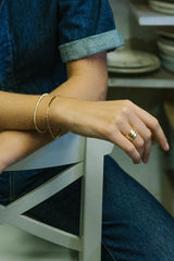 Personalized bar bracelet gold plated (pre-order)