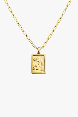 Matisse woman necklace gold plated