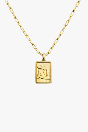 Matisse woman necklace gold plated