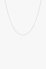 Curb chain necklace silver (45cm or 55cm)
