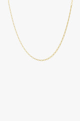Figaro choker gold plated (36cm)