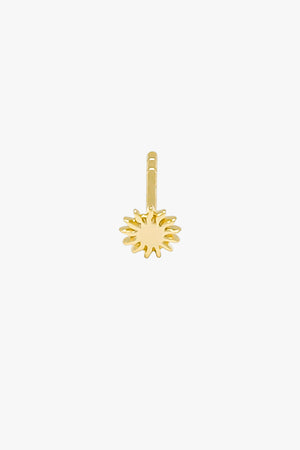 Kissed by the sun stud gold plated