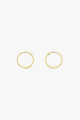 Basic wild hoop gold plated (13mm)