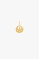 Smiley stud gold plated
