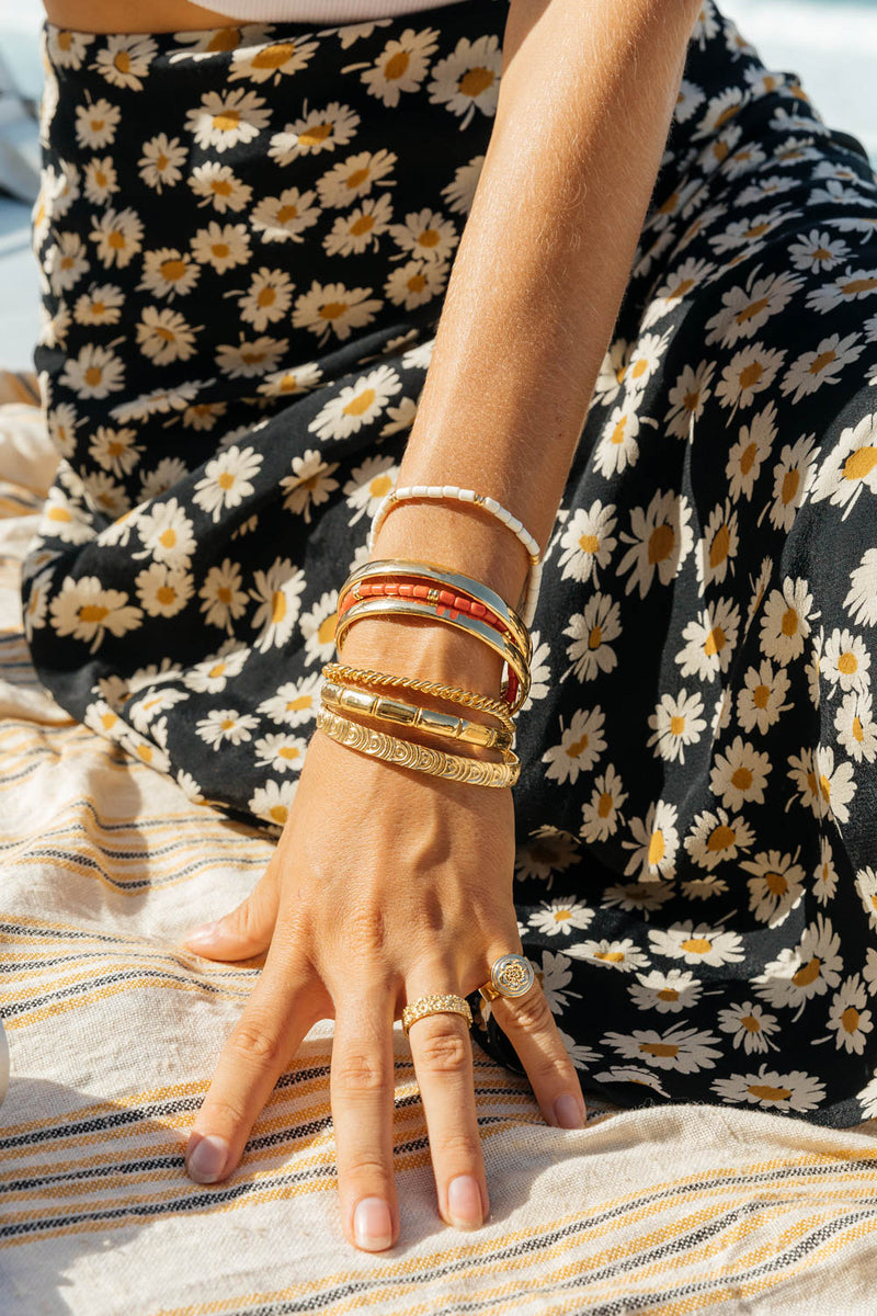 Sunkissed bracelet gold plated