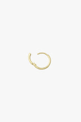 Basic wild hoop gold plated (13mm)