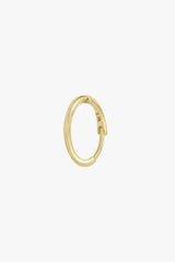 Basic wild hoop gold plated (13mm)