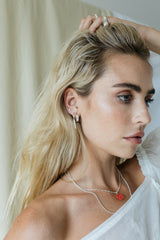 Rope chain necklace silver (45 cm)