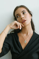 Waterdrop silver (36 cm)