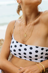 Round gold plated necklace (40cm & 50cm)