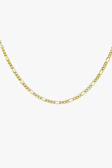 Long figaro chain gold plated (50cm)