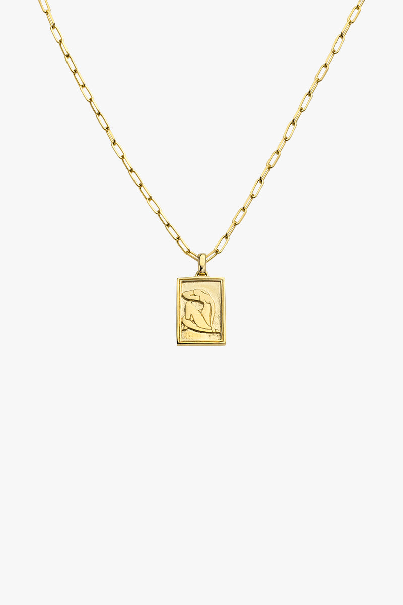 Matisse woman necklace gold plated