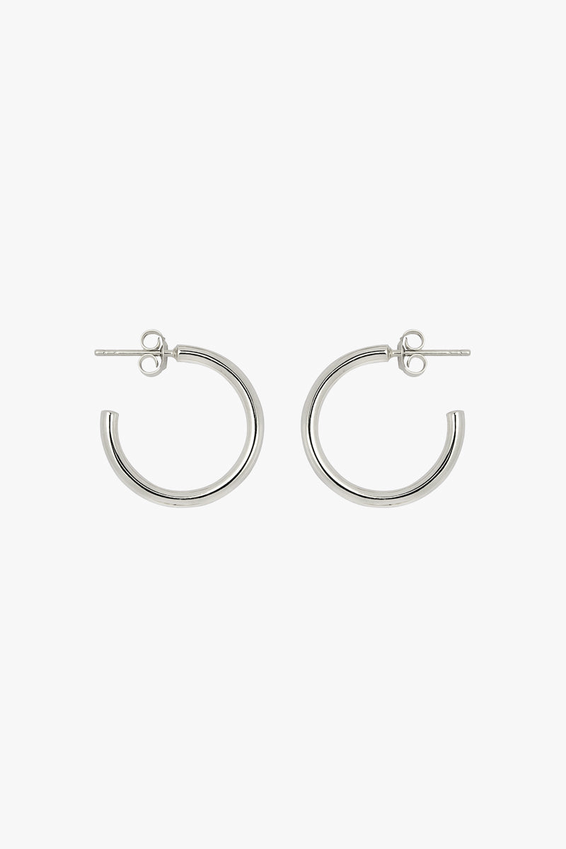 Medium hoop earring silver (22mm)