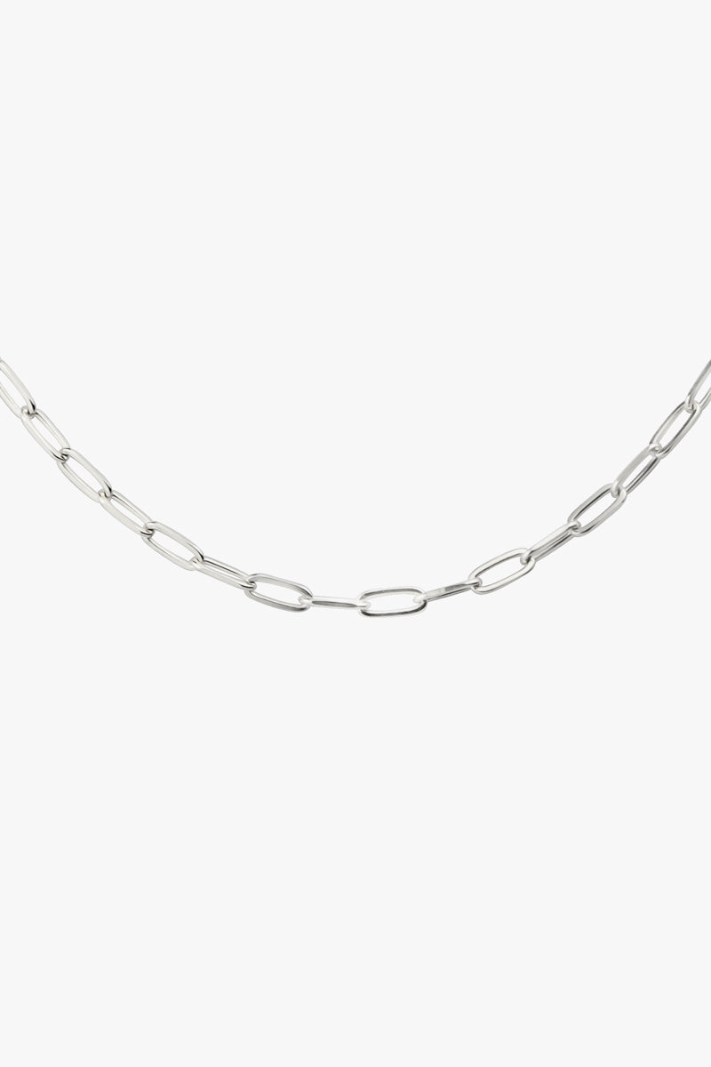 Round silver necklace (40cm & 50cm)