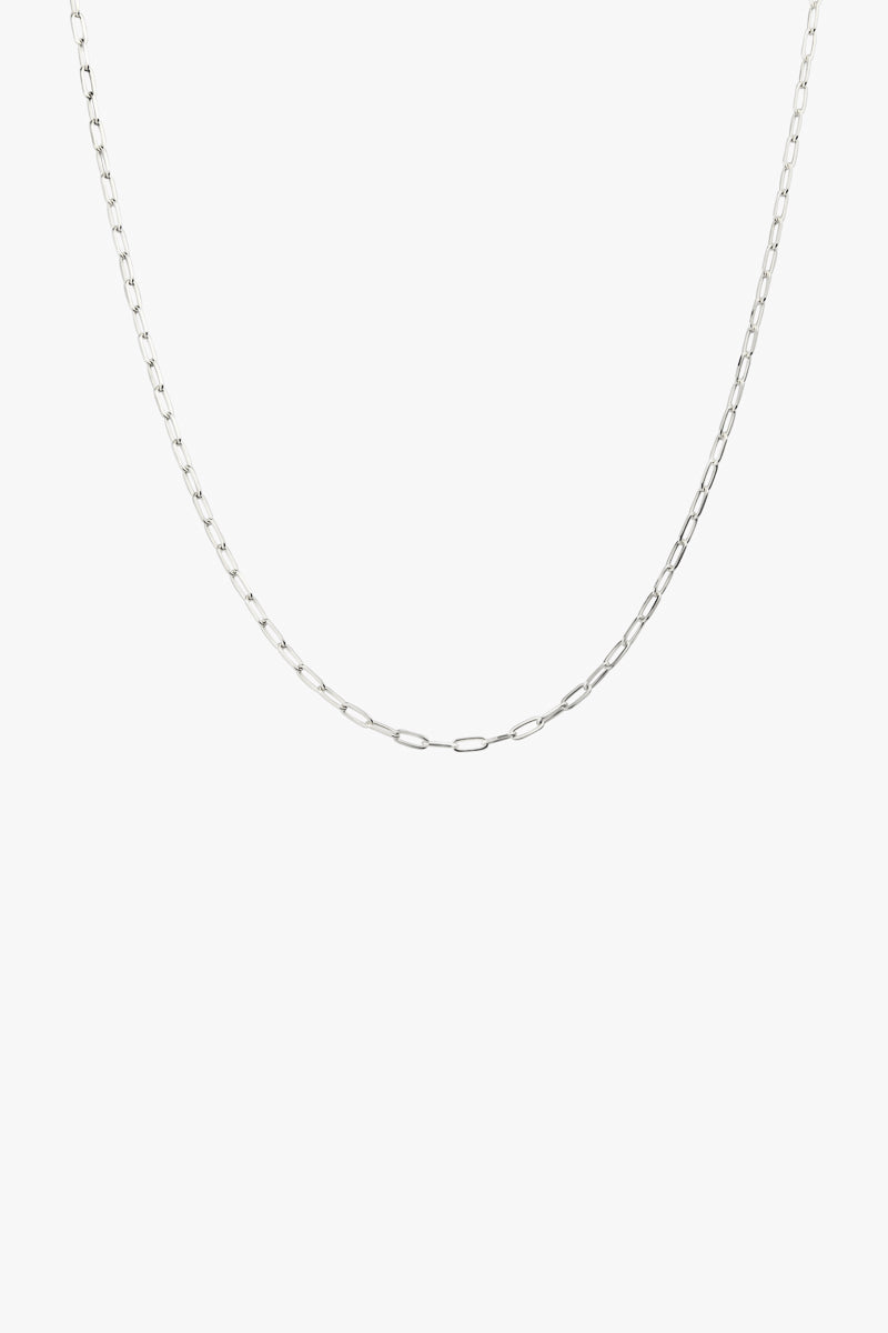 Round silver necklace (40cm & 50cm)