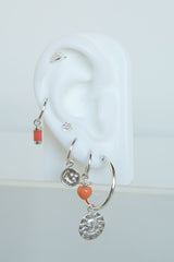Nightfall earring silver
