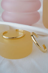 Classic bangle gold plated