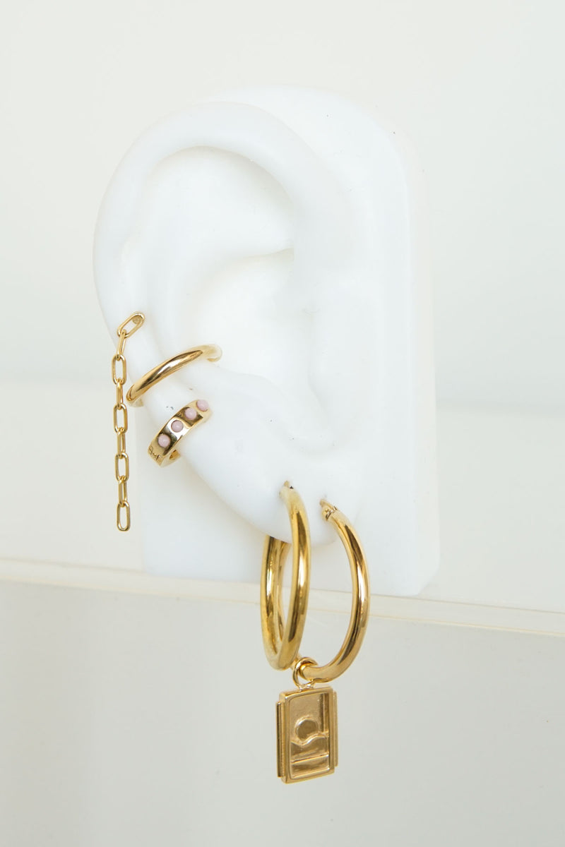Classic ear cuff gold plated