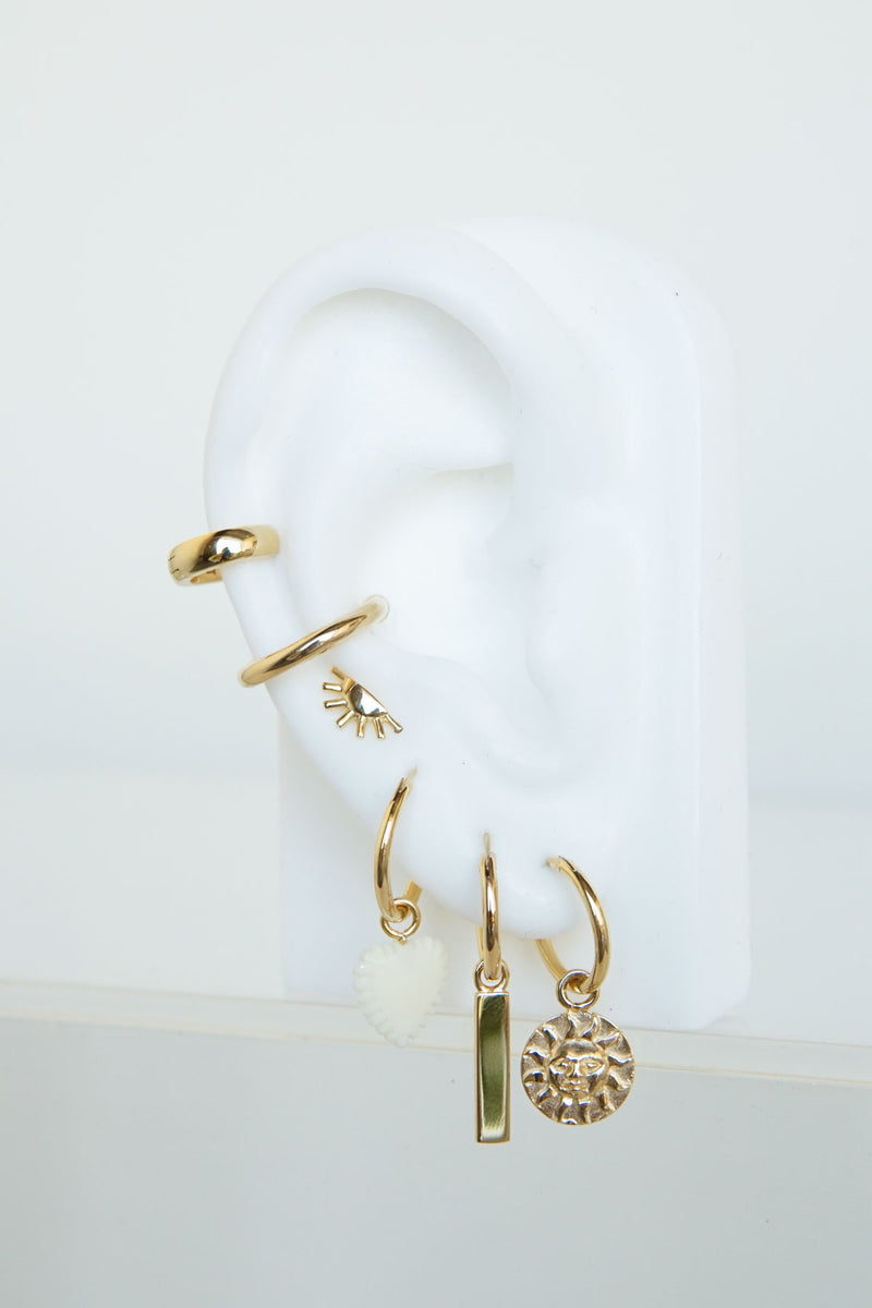 Classic ear cuff gold plated