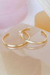 Classic bangle gold plated