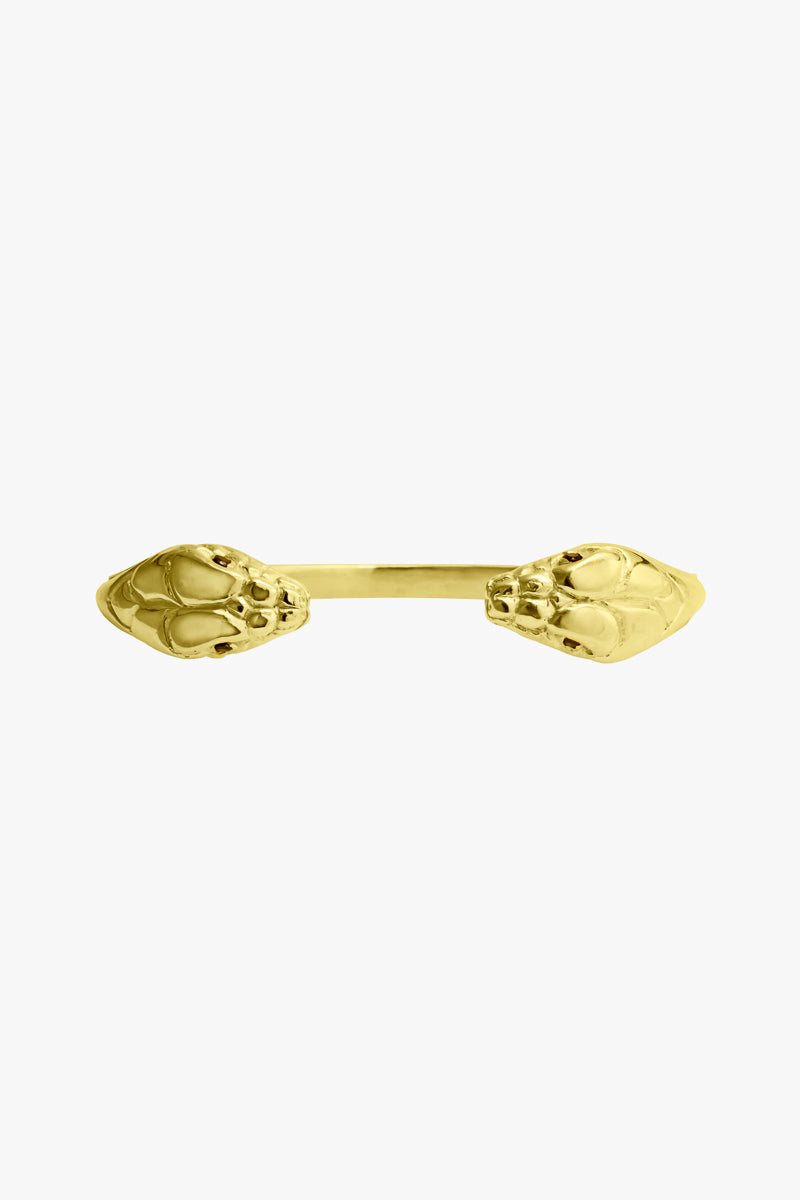 Snake bracelet gold plated